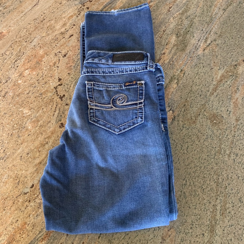 Seven 7 Slim Bootcut Jeans used 5 pockets